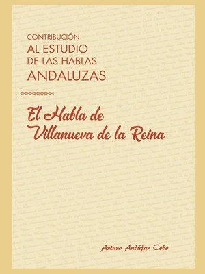 cover image of el habla de Villanueva de la Reina